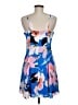 Express 100% Polyester Floral Blue Cocktail Dress Size M - photo 2