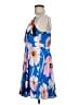 Express 100% Polyester Floral Blue Cocktail Dress Size M - photo 5