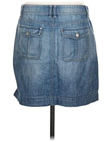 White House Black Market Denim Skirt (view 2)