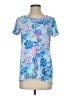 Lilly Pulitzer Blue Short Sleeve Blouse Size S - photo 1