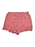 Copper Key 100% Rayon Floral Red Shorts Size M - photo 1