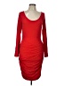Express Red Cocktail Dress Size L - photo 1