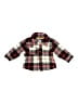 Old Navy 100% Polyester Plaid Red Jacket Size 12-18 mo - photo 1
