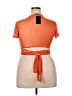 Wild Cat Orange Short Sleeve Top Size 2X - photo 2