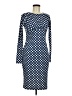 Miusol Polka Dots Blue Casual Dress Size M - photo 1
