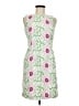 Talbots Print Green Cocktail Dress Size 6 - photo 1