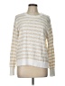 J.Crew Factory Store Stripes Ivory Pullover Sweater Size L - photo 1