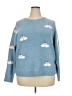 Cupcakes & Cashmere Blue Pullover Sweater Size 2X - photo 1