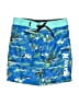 Hurley 100% Polyester Blue Board Shorts Size 5 - 6 - photo 1
