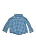 Ralph Lauren 100% Cotton Plaid Blue Long Sleeve Button-Down Shirt 6-9 MO / 9 MO - photo 2
