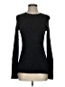 Aqua 100% Cashmere Metallic Black Cashmere Pullover Sweater Size XS - photo 1