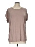 Green Envelope Brown Short Sleeve Top Size L - photo 1