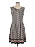 Max Studio Print Ivory Casual Dress Size M - photo 1