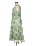 Connected Apparel 100% Polyester Floral Green Cocktail Dress Size 14w - photo 5