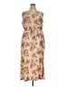 Basic Editions 100% Cotton Tropical Tan Casual Dress Size XXL - photo 1