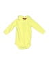 Unbranded 100% Cotton Solid Yellow Long Sleeve Onesie 0-3 MO / 3 MO - photo 1