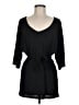 Deletta 100% Polyester Solid Black Casual Dress Size M - photo 1