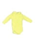 Unbranded 100% Cotton Solid Yellow Long Sleeve Onesie 0-3 MO / 3 MO - photo 2