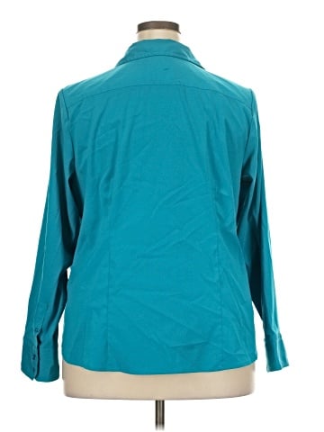 Lane Bryant 3/4 Sleeve Button-Down Shirt (view 2)