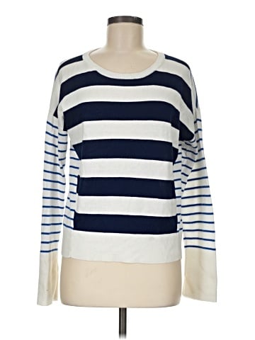 Hem & Thread Pullover Sweater (view 1)