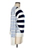 Hem & Thread 100% Cotton Stripes White Blue Pullover Sweater Size M - photo 5