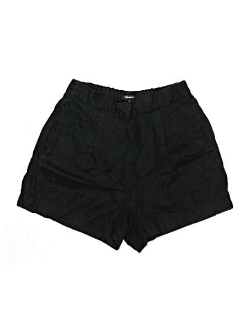 Madewell Clean Pull-On Shorts in 100% Linen (view 1)