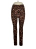Weekend Animal Print Brown Leggings Size XL - photo 1
