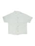 Zara Solid Green Short Sleeve Button-Down Shirt Size 2 - 3 - photo 1
