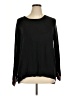 NY Collection Plaid Black Long Sleeve Top Size 1X - photo 1