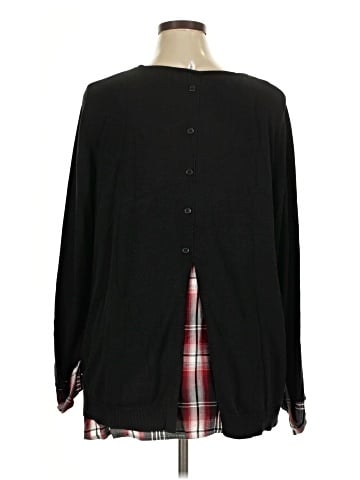 NY Collection Long Sleeve Top (view 2)