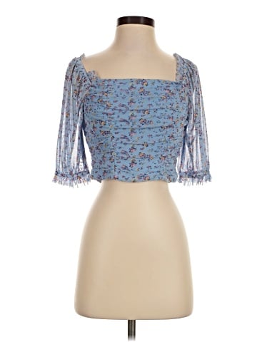 Rewind 3/4 Sleeve Blouse (view 1)