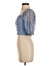Rewind Blue 3/4 Sleeve Blouse Size S - photo 5
