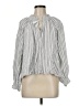 Old Navy Silver Long Sleeve Blouse Size M - photo 1