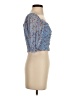 Rewind Blue 3/4 Sleeve Blouse Size S - photo 4