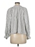 Old Navy Silver Long Sleeve Blouse Size M - photo 2