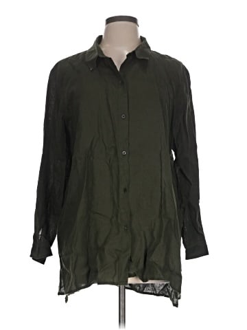 Eileen Fisher Long Sleeve Button-Down Shirt (view 1)