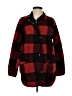 Old Navy 100% Polyester Plaid Red Coat Size S - photo 1