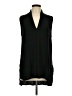 August Silk Black Sleeveless Blouse Size L - photo 1