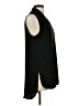 August Silk Black Sleeveless Blouse Size L - photo 4