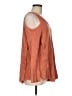 Free People 100% Cotton Orange Pullover Sweater Size M - photo 4