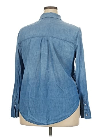Caslon Long Sleeve Button-Down Shirt (view 2)
