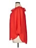 MICHAEL Michael Kors 100% Polyester Red 3/4 Sleeve Blouse Size XL - photo 5