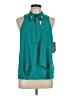 A. Byer 100% Polyester Teal Sleeveless Blouse Size L - photo 1