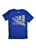 Adidas 100% Polyester Blue Active T-Shirt Size 10 - 12 - photo 1