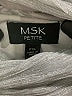 MSK Silver Sleeveless Blouse Size XL (petite) - photo 7