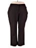 JM Collection Solid Brown Dress Pants Size 20 (petite) - photo 1