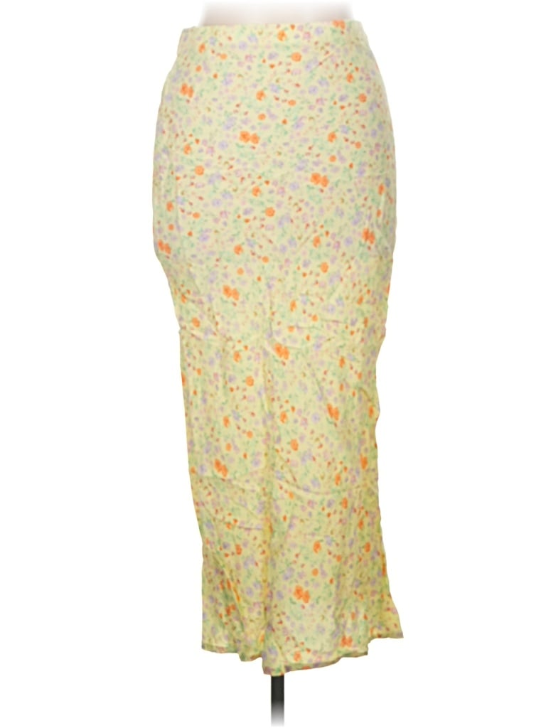 Pre-owned Wild Fable Formal Skirt In Yellow