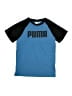 Puma Color Block Blue Short Sleeve T-Shirt Size 14 - 16 - photo 1