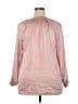 Woolworths 100% Polyester Pink Long Sleeve Blouse Size 18 - photo 2