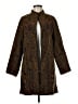 Coldwater Creek 100% Wool Paisley Brown Wool Coat Size M - photo 1